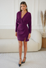 NORAH purple kimono dress