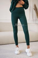 COMFY bottle green leggings by Illuminate