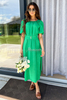 ELIA green viscose dress by Illuminate