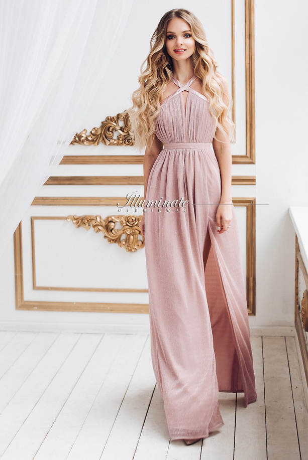 INGI dusty pink maxi dress