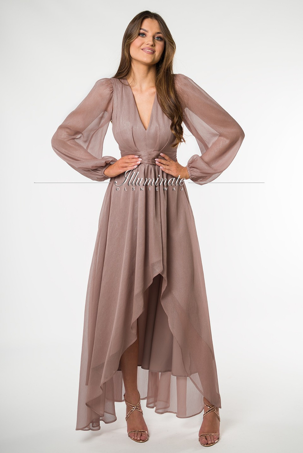 SELENA dusty pink chiffon by Illuminate