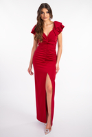 FLORENCE red maxi dress