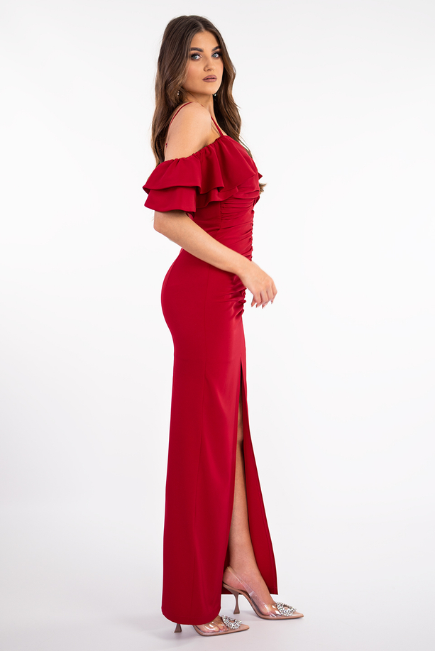 FLORENCE red maxi dress