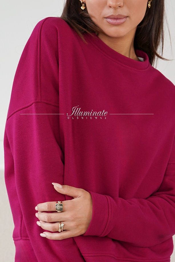 CHILL magenta sweatshirt by Illuminate