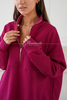 COMFY magenta bluza dresowa by Illuminate