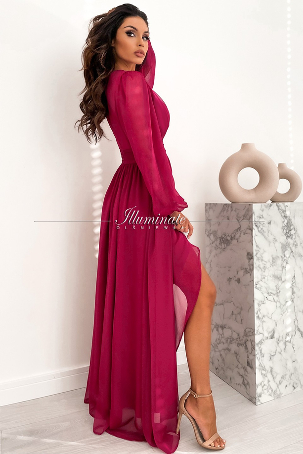 SELENA chiffon fuchsia by Illuminate