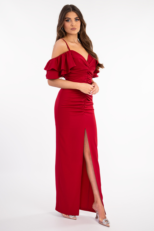 FLORENCE red maxi dress