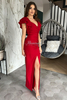 FLORENCE red maxi dress