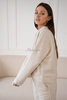 CHILL beige linen sweatshirt by Illuminate