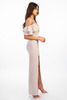 FLORENCE beige maxi dress