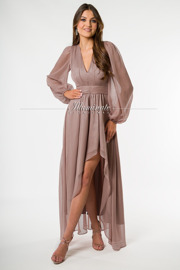 SELENA dusty pink chiffon by Illuminate