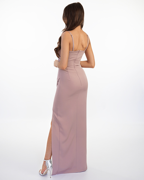 ELLE dusty pink maxi dress