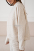 CHILL beige linen sweatshirt by Illuminate