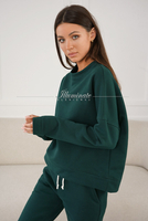 CHILL bottle green sweatshirt by Illuminate