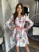 DOLLY flared floral dress