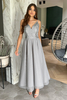 ESTELLA midi tulle gray dress