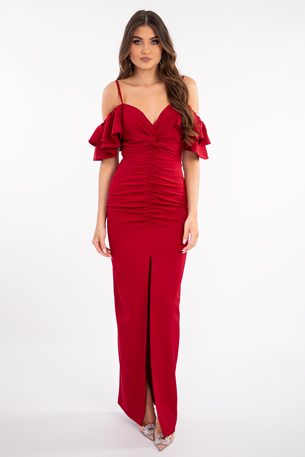 FLORENCE red maxi dress