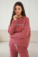 CHILL marsala sweatshirt by Illuminate