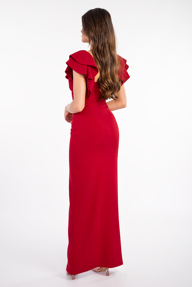 FLORENCE red maxi dress