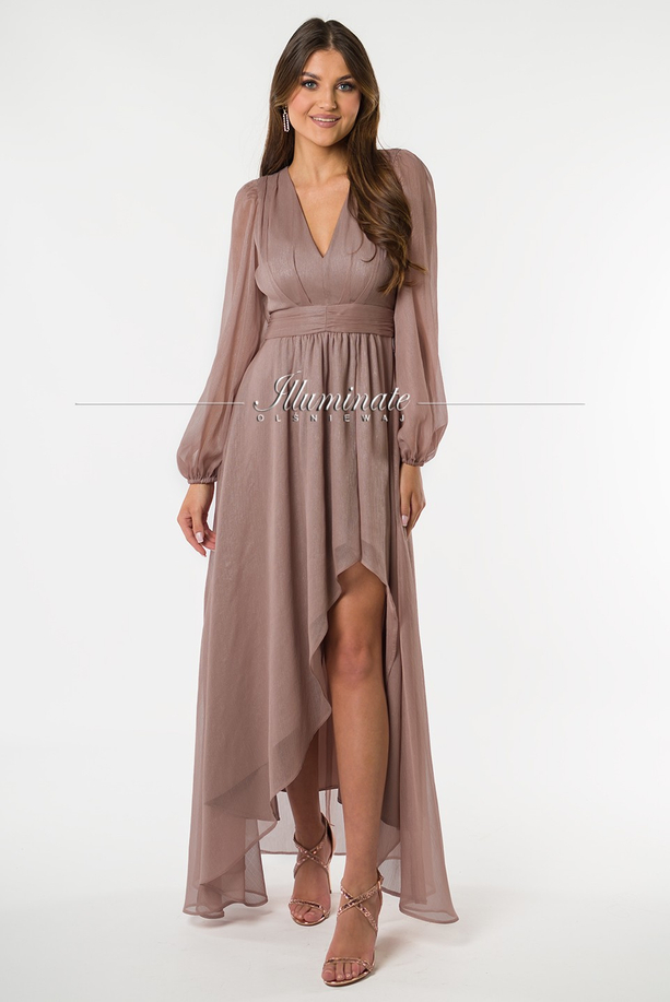 SELENA dusty pink chiffon by Illuminate