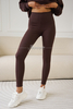 COMFY brown ribbed leggings by Illuminate