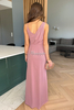 DONNA dusty pink maxi dress by Illuminate