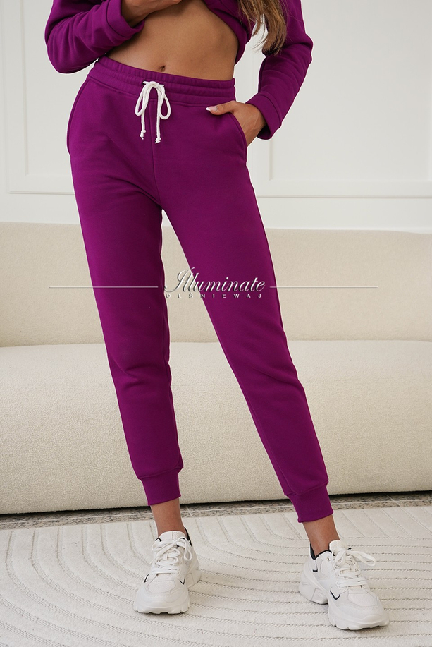 CHILL fuchsia sweatpants by Illuminate