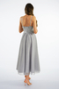 ESTELLA midi tulle gray dress