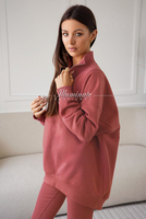 COMFY marsala sweatshirt by Illuminate