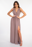 VALERIA dirty pink maxi dress