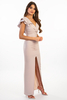 FLORENCE beige maxi dress